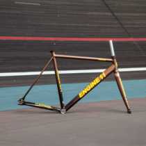 Engine11 2020 Brown Yellow color way Field Dead Flying Single Speed Frame