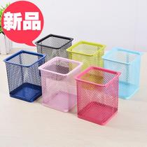 Simple barbed wire pen holder Office pen holder Desktop storage Office stationery Square stationery storage