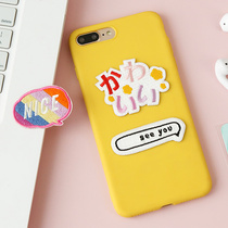(Girl FM) Cute embroidery cloth stickers clothes pants patch stickers mobile phone bags computer decoration stickers self-adhesive style