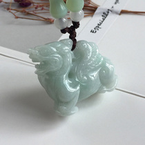 A goods Jade Unicorn Jade brand men and women Jade Unicorn pendant pendant unicorn jade drop certificate