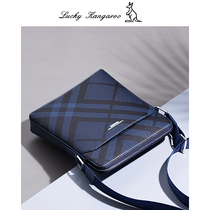 LUCKY KANGAROO mens bag shoulder bag mens messenger bag Business casual Korean backpack new leather bag