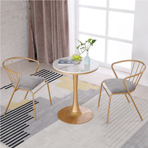 Nordic net celebrity coffee restaurant table and chair single stool Simple fashion dessert shop leisure area negotiation table and chair combination