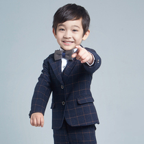 Childrens suits mens small suits flower boys host dresses piano costumes boys handsome British