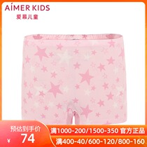 2 Dress love children cute Little Big Girl child star print boxer underwear AK1230311