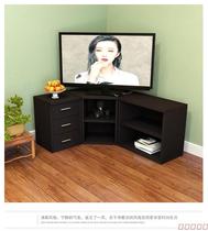 TV cabinet corner combination old-fashioned corner cabinet simple multifunctional locker living room floor cabinet fan-shaped corner cabinet