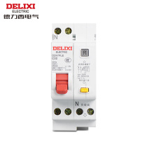 Delixi 1p n leak protection dpn air switch with leakage switch 32A household protector double in double out 40A