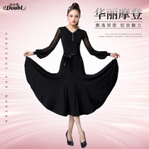 Dambao Roo New Lady Dress Dress Big Swing Dress National Mark Dance Morden Dance Women Waltz Practice Suit Dress