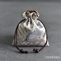 Chinese Wind Embroidered Jewellery Brocade Bag of Gin Bag Accessories Bag small cloth bag Jewelry Hand Strings Draw Rope Bunches Cashier Bags