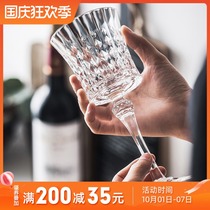 French original imported crystal glass vintage wine glasses champagne glass home grape goblet Whisky Cup