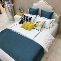 Exhibition hall-like inter-board furniture assorted beds New Chinese New classical small Nordic post modern bed goods multiple sets