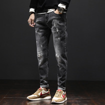 BTBOY baseball boy official flagship store blue Guwei G5G6 little monster kadengshi youth jeans