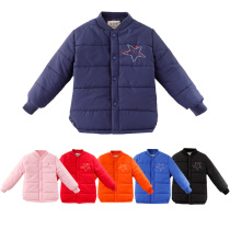 Childrens cotton-padded jacket boys cotton-padded clothes baby thickened winter childrens winter womens winter coat cotton liner