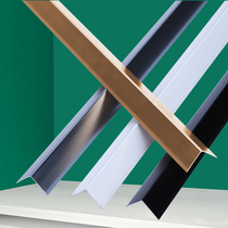 Right-angle edging strip aluminum alloy edging L-shaped tile closing titanium gold corner decorative line floor bead metal