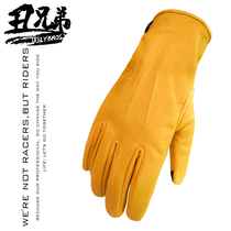 uglyBROS ugly brother real suede retro riding gloves Spring and summer Fleece motorcycle riding Harley gloves four seasons