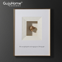 Light luxury Nordic living room sofa background wall decoration painting modern simple restaurant relief three-dimensional wall painting