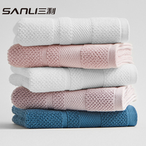  Sanli Rudolph antibacterial pure cotton adult household face towel square towel soft absorbent couple face towel