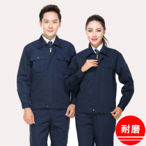 Labor insurance overalls set mens canvas overalls men wear-resistant padded electric welding anti-scalding Labor cloth custom tooling