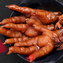  Five Aromas of Spiced Chicken Paws with Sesame Seeds with no spicy chicken claws 60-600g Chicken claw snacks Chicken Claws