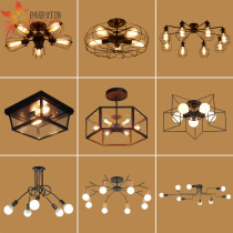 Retro American lamp corridor aisle Porch restaurant Cafe Internet Cafe creative industrial wind balcony ceiling lamp
