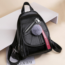 Joker shoulder bag womens bag Korean leisure small backpack Womens Small Bag New 2021 tide fashion chest bag soft leather