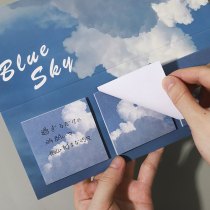 Girl heart oil painting Post-it notes Korean version of net red ins Wind N Post hipster hand account diy can write note paper