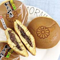 Japanese imported snacks Marujing chestnut red bean Sesame matcha sandwich Cao toasted bean cake bread pastry