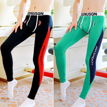 SQINUSQN Lion Chino Autumn Winter Line Pants Warm Pants Mens Autumn Pants Leggings Thin Cotton Wool Pants Lining Pants Men