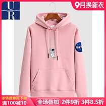 Flagship store official website New sweater womens large size Tide brand hooded jacket bf lazy wind NASA2021