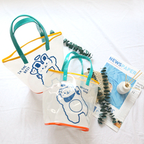 ins Wind cute cartoon large capacity travel goods storage bag swimming beach bag portable waterproof wash bag