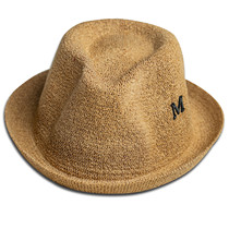 Le Wenxi new neutral sun hat boy parent-child bowler hat autumn fashion flat top performance Jazz hat boy