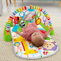 US version of imported Fisher baby children multi-function kick piano fitness frame newborn piano fitness device gift