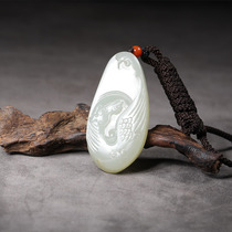 Sold (special) not bargaining Yushifang Hetian Jade seed material natural sprinkled gold skin Zodiac Pegasus pendants 44 8