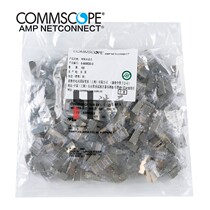 CommScope Super Class 5 Shielded Crystal Head 6-569530-3 amp RJ45 Network Metal Shell Connector