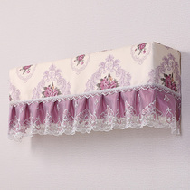 Air-conditioning cover is turned on without hanging air-conditioning dust cover hook sleeve 1 5 2p cloth lace all-inclusive set beautiful