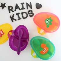 MDB baby food bowl out portable anti-fall baby fruit snack box newborn childrens tableware Bowl Spoon set