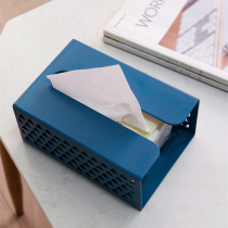 Nordic ins style geometric tissue box Morandi color napkin box home living room restaurant hotel B & B