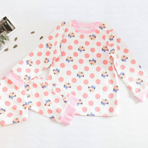 Little bear pink fairy tale~80-130 Girls spring and autumn clothes Autumn Pants Polka dot suit Home clothes Pajamas Pajamas Pajamas Pajamas Pajamas Pajamas Pajamas Pajamas Pajamas Pajamas Pajamas Pajamas Pajamas Pajamas Pajamas