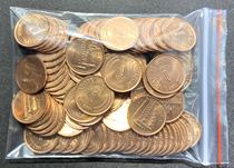 Jinling Hall 17MM Fountain Singapore 1 cent coin (100 pieces) New Year random