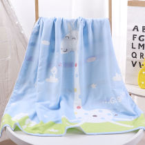 Bwoura bath towel baby newborn gauze towel 6 layers of cotton summer thin baby bag quilt children cover blanket Super