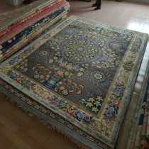 Pure Hand Knotted Weave Genuine Silk Extravaganza Silk Extravaganza European And European Modern Fields Garden Living Room Tea Table Bedroom Carpet Thickening
