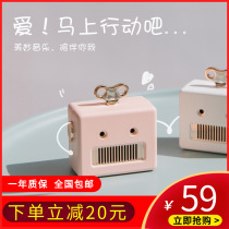 Net red girl heart wireless Bluetooth desktop audio creative mini cute portable subwoofer cartoon small speaker female