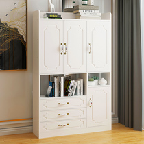 Norse style bookcase home computer desk combination modern simple bookcase computer desk integrated living room study group ins