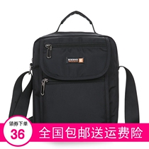 Old Man Bag Men Type Backpack Nylon Single Shoulder Diagonal Satchel Bag Middle-aged Mens Dad Bag Oxford Cloth Casual Travel Small Bag