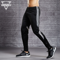 Sports pants Mens drawstring football summer thin pants Basketball training fitness casual quick-drying autumn small feet pants