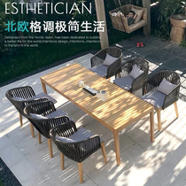 Casual Furnishings Garden Caterina Outdoor Terrace Anti-corrosion Teak Bar