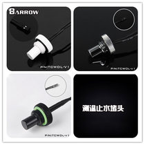 Barrow G1 4 10K Temperature and water stop plug Temperature probe plug extended TCWDL-V1 Black Silver white