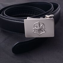 Sharon Security Tactical Belt Quality Leather Belt Policing Duty Metal Automatic Buckle Strap Male Black