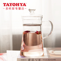 TAYOHYA multi House tea cup tea partition straight drinking cup transparent heat-resistant tea cup water cup office tea cup