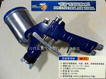 High quality Taiwan blue shark paint spray gun W71 spray gun paint high atomization spray spray gun nozzle 1 8 spray can