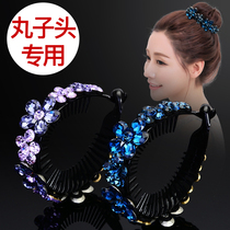 Meatball hair decoration Korean hair dish flower toothed non-slip hairpin jewelry Korean bud hair clip top clip